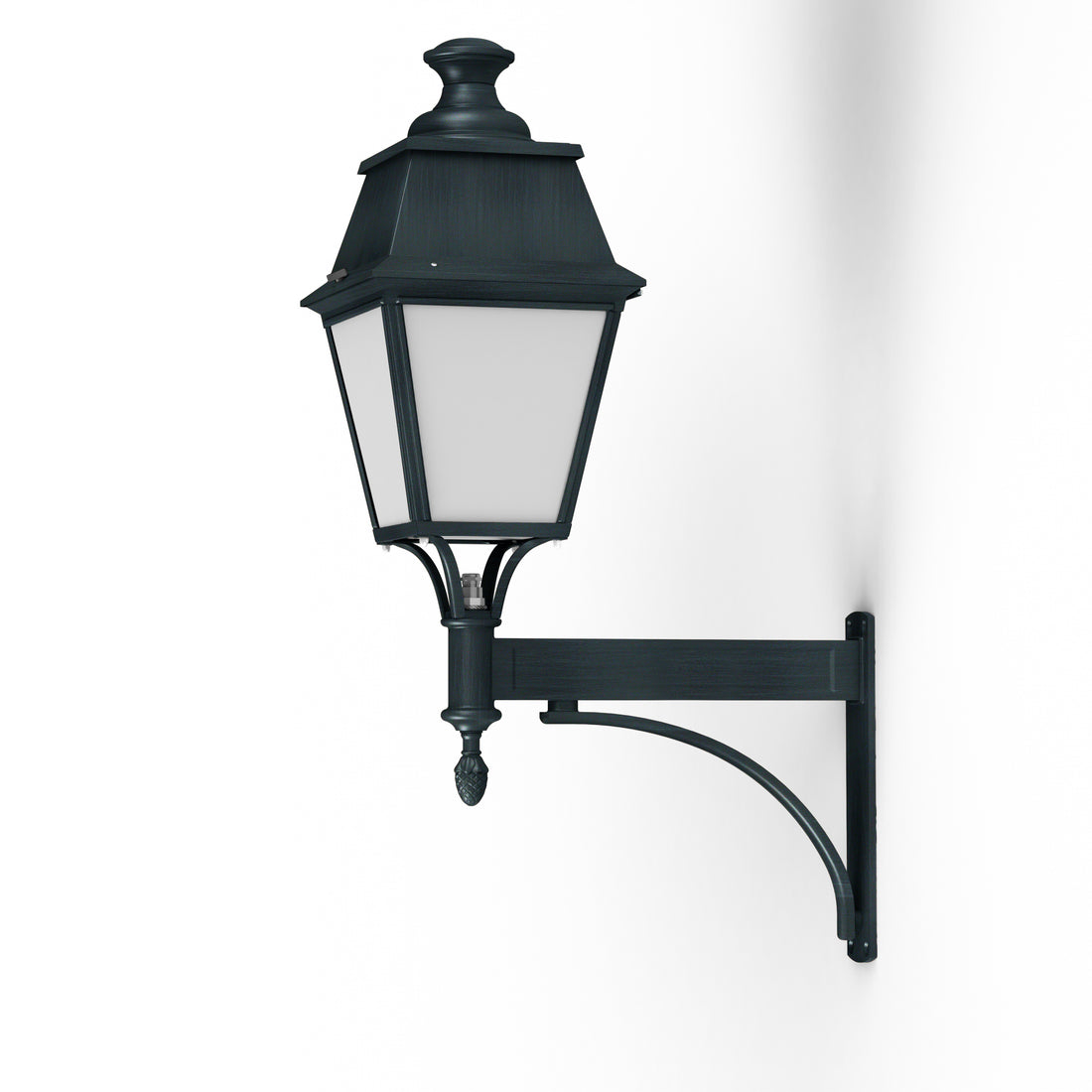 Applique Avenue 4 N°4 LED 35W 3000°K Patine vert de gris 008 Diffuseur opale 104258008