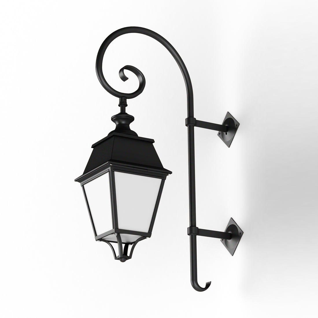 Applique Avenue 4 N°5 LED 35W 2700°K Noir 000 Diffuseur opale 104360000