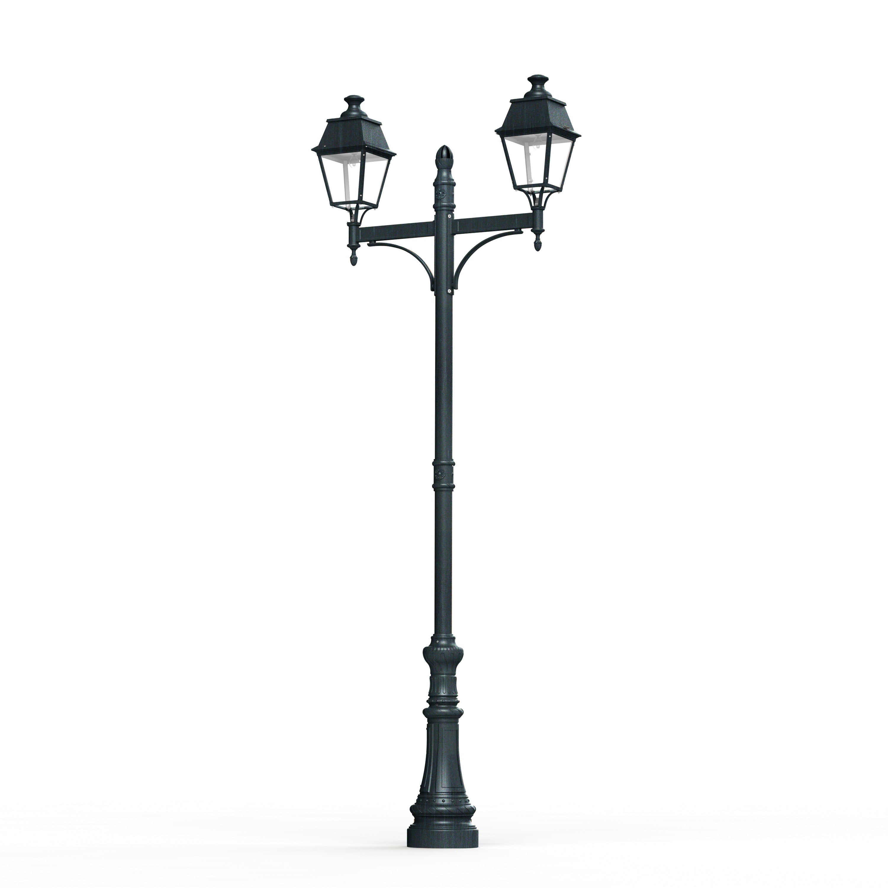 Lampadaire Avenue 4 N°9 E27 clair Vert de gris 008 104181008