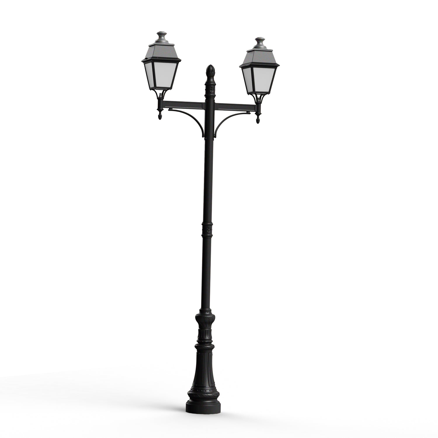 Lampadaire Avenue 4 N°9 LED 35W 3000°K Noir 000 Diffuseur opale 104266000