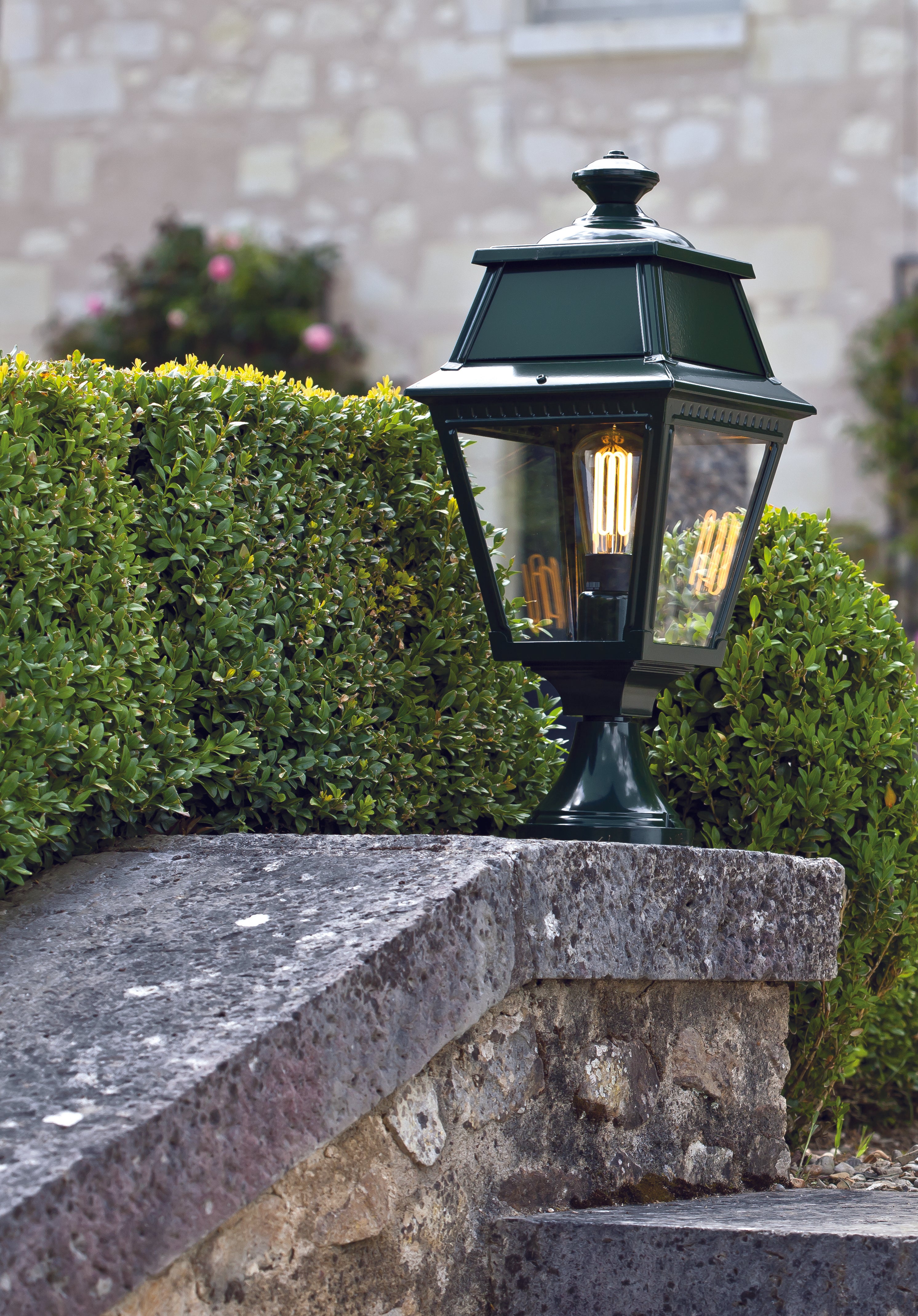 Lampadaire Avenue 2 N°8 LED clair Vert Anglais 019 102123019