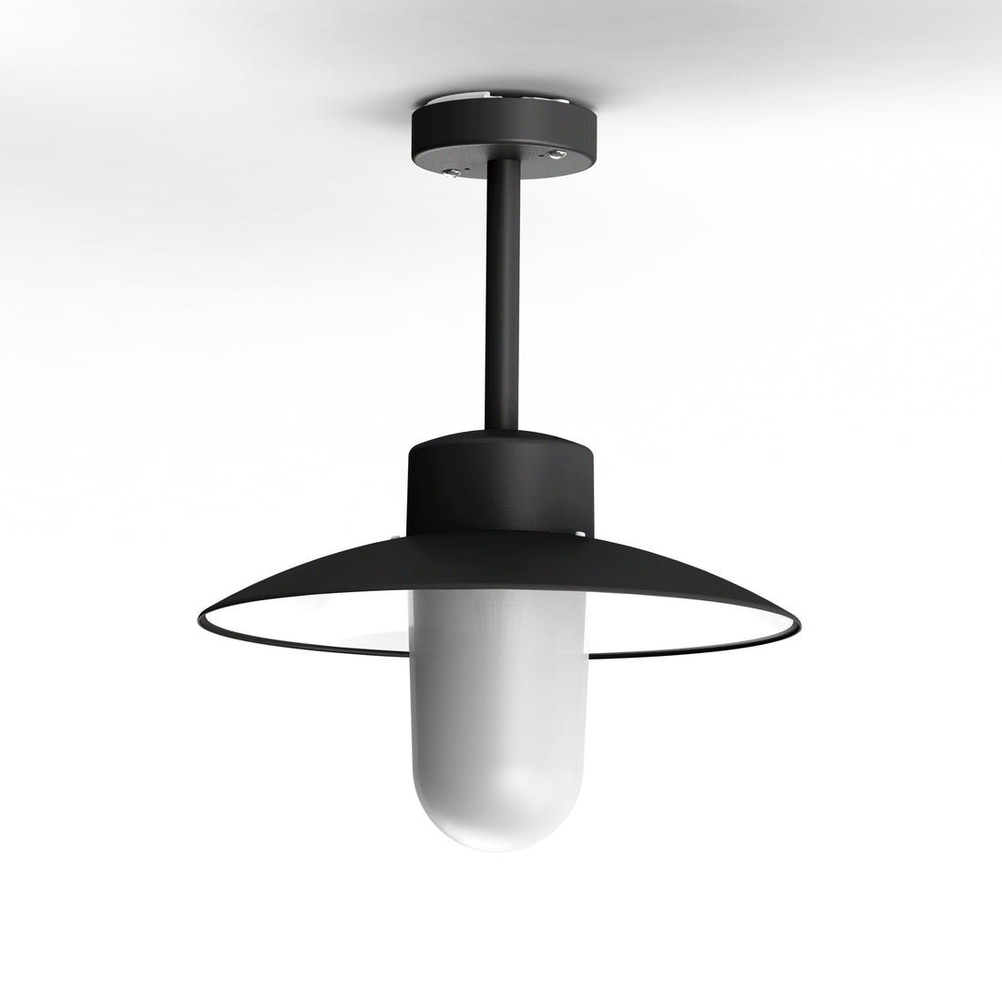 Plafonnier Belcour N°2 opale Noir foncé 000 106004000