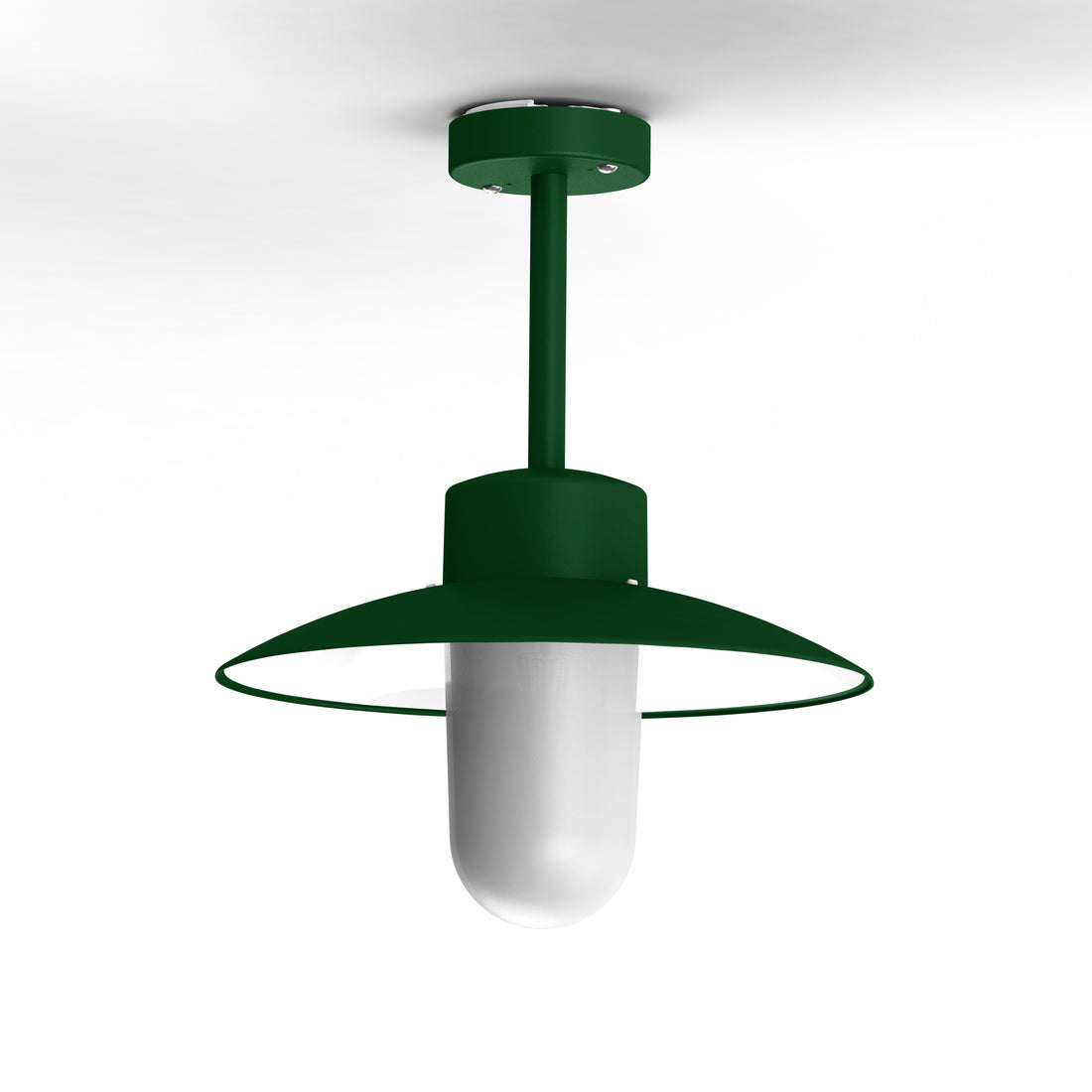 Plafonnier Belcour N°2 opale Vert sapin 067 106004067