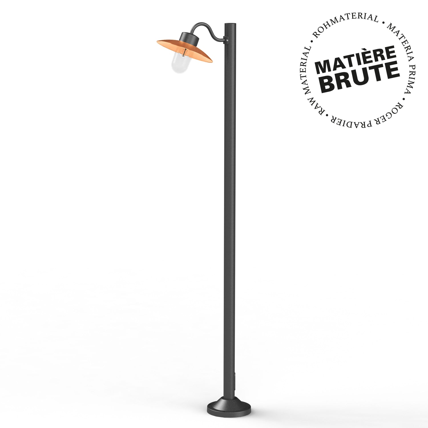 Lampadaire Belcour N°4 clair Cuivre brut 082 106007082