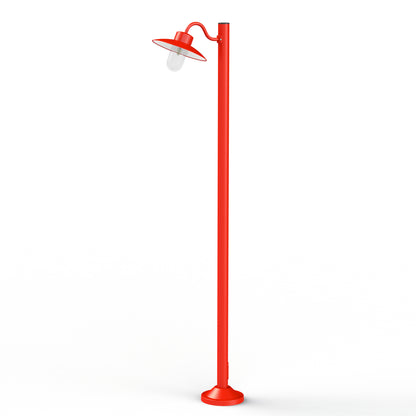 Lampadaire Belcour N°4 clair Rouge signalisation 056 106007056