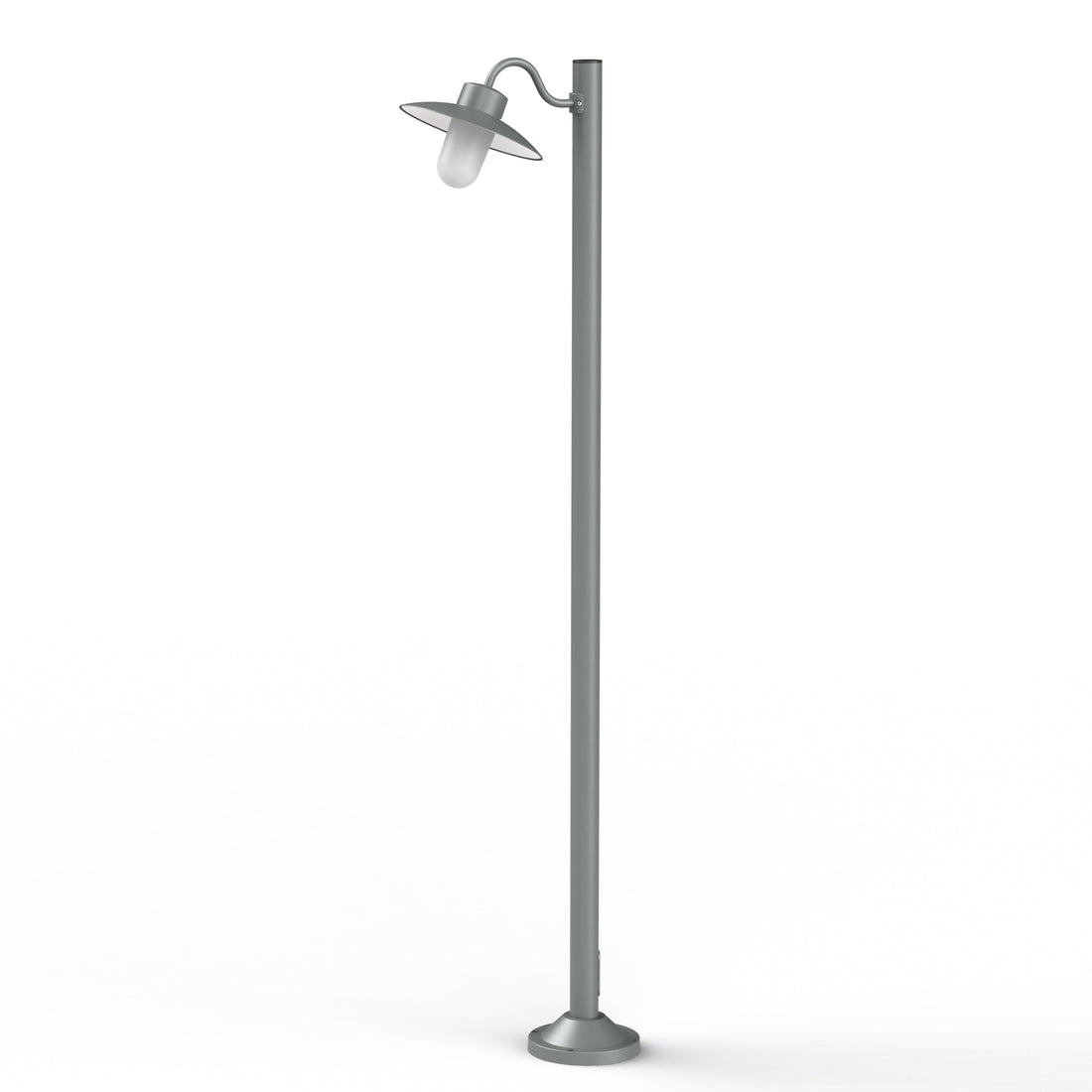 Lampadaire Belcour N°4 opale Gris métal 023 106008023