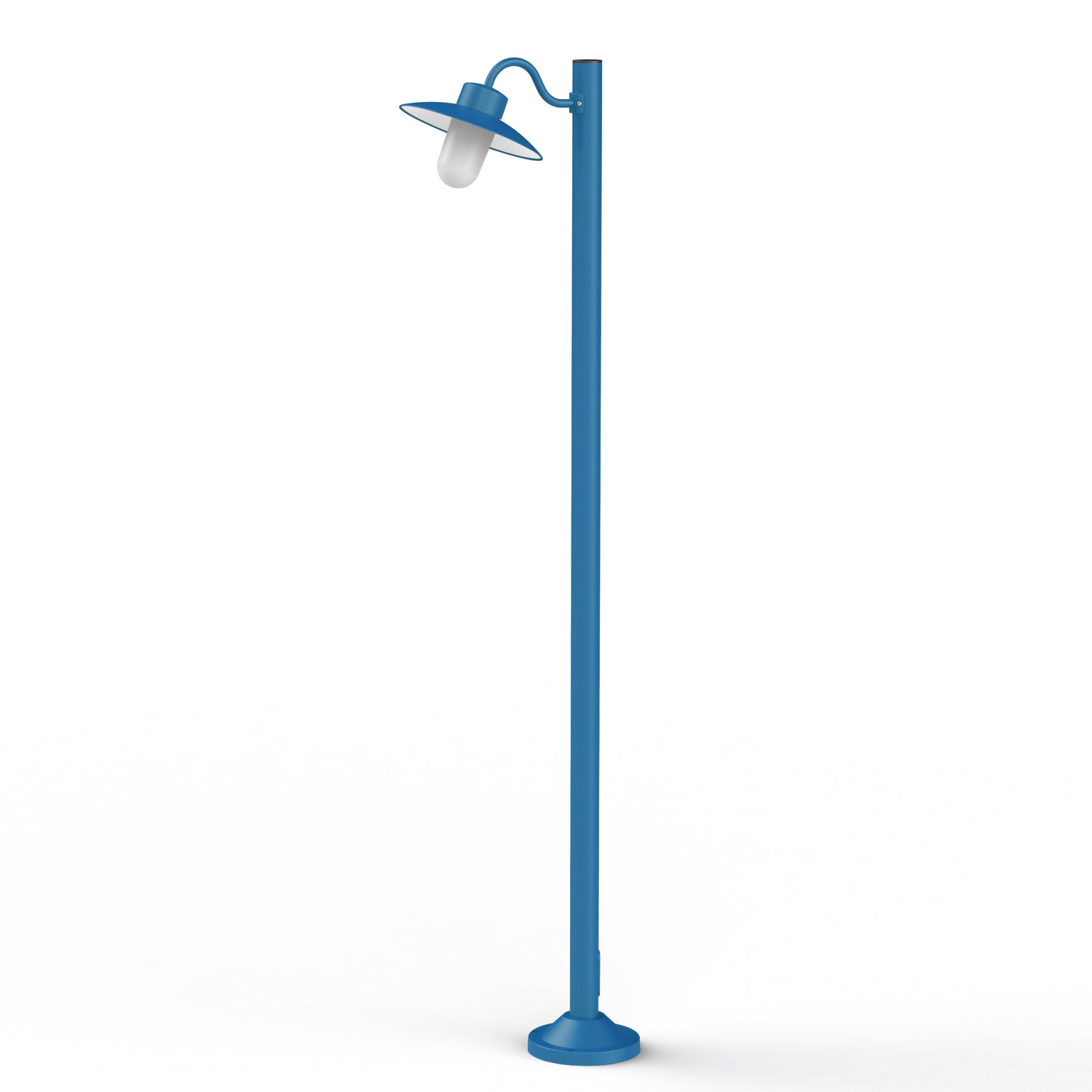 Lampadaire Belcour N°4 opale Bleu Azur mat 134 106008134