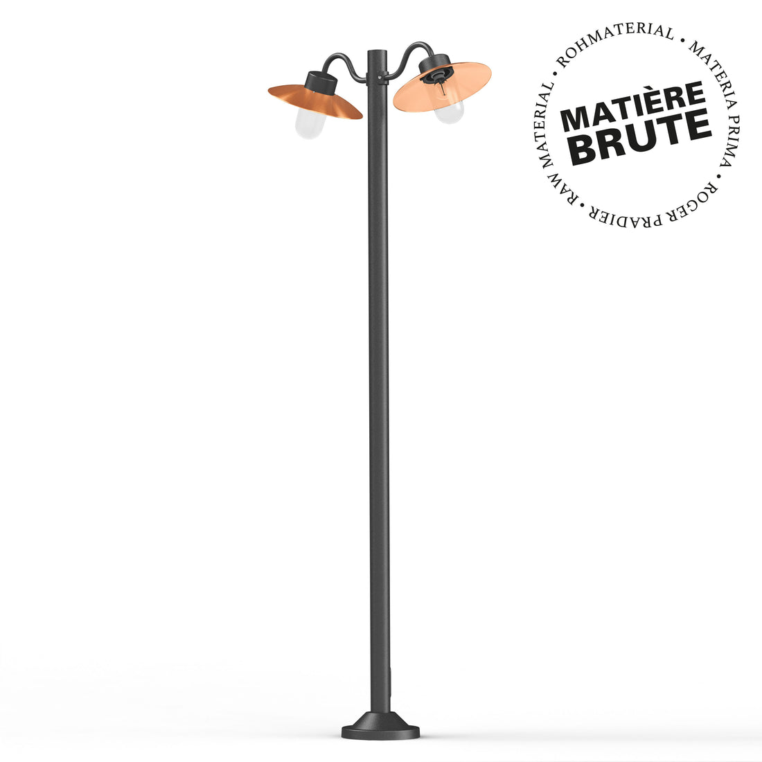 Lampadaire Belcour N°5 clair Cuivre brut 082 106009082