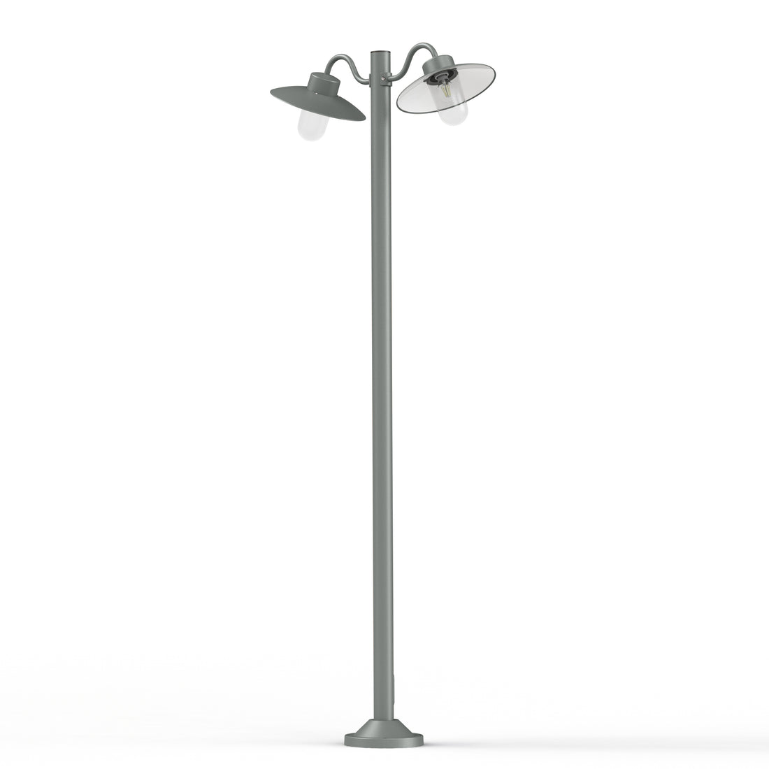 Lampadaire Belcour N°5 clair Gris métal 023 106009023