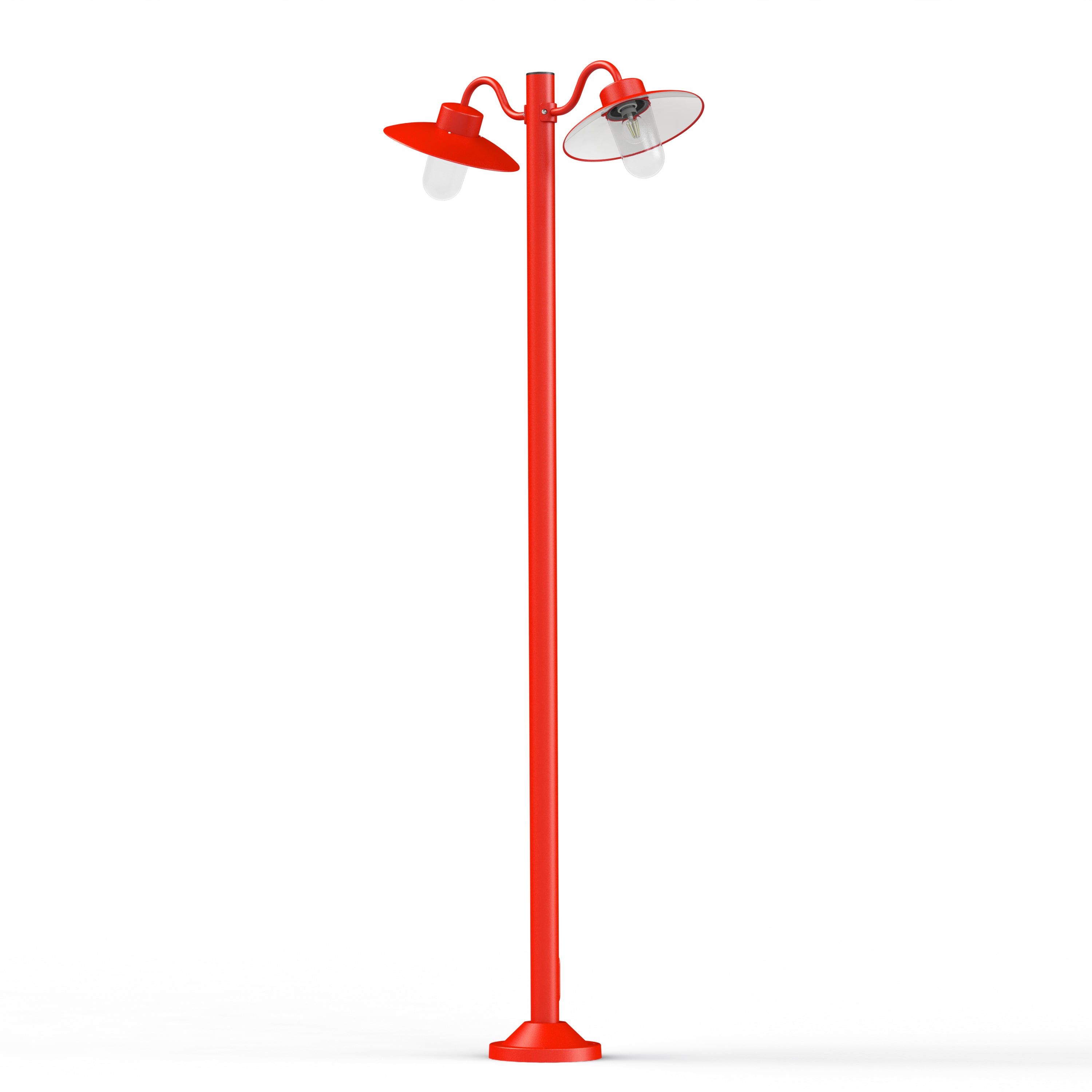 Lampadaire Belcour N°5 clair Rouge signalisation 056 106009056