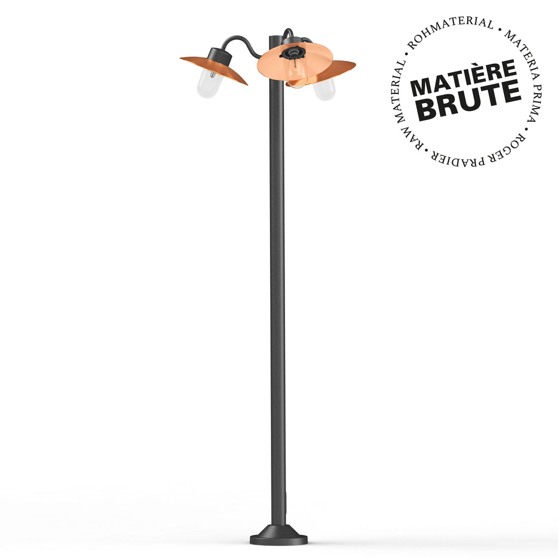 Lampadaire Belcour N°6 clair Cuivre brut 082 106011082