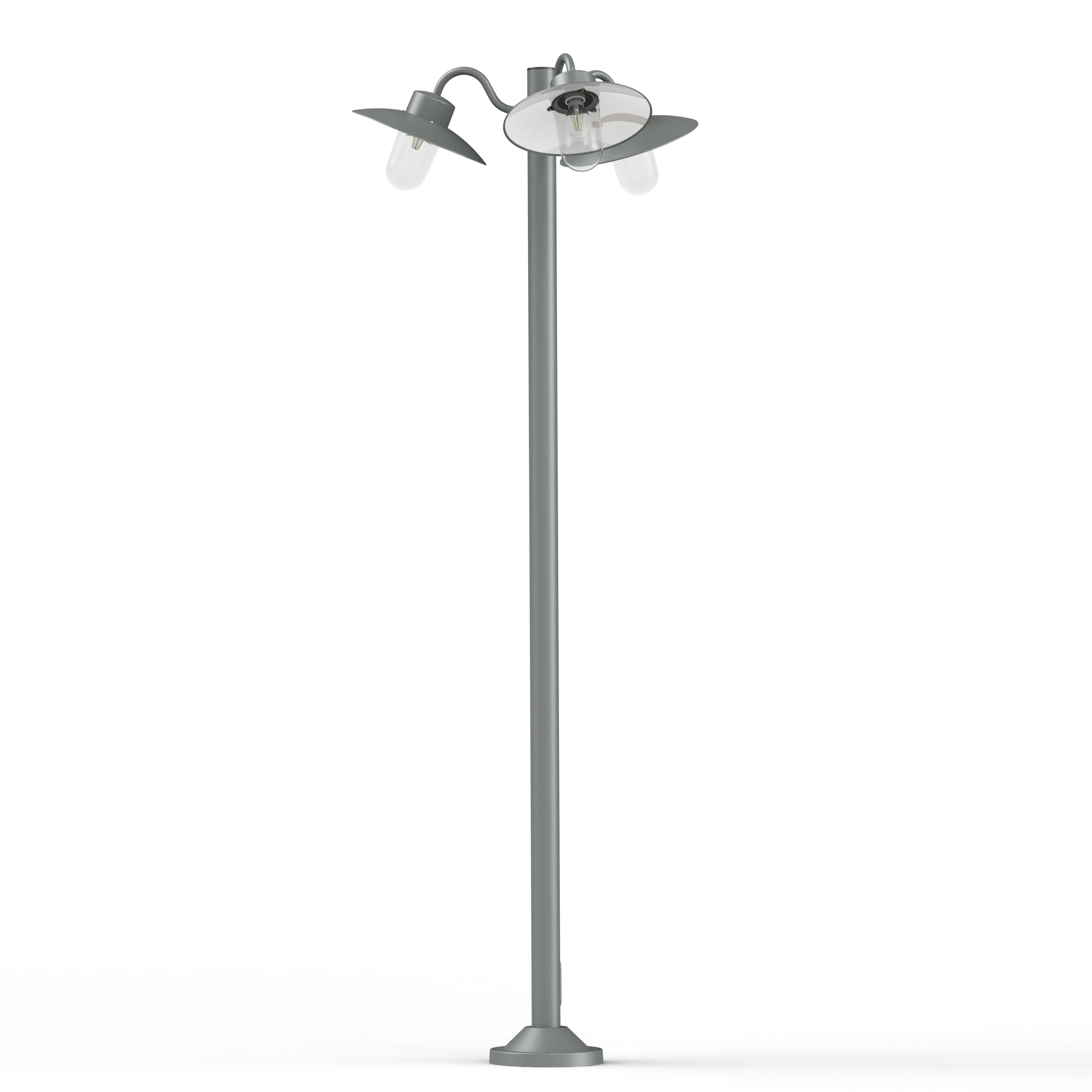 Lampadaire Belcour N°6 clair Gris métal 023 106011023