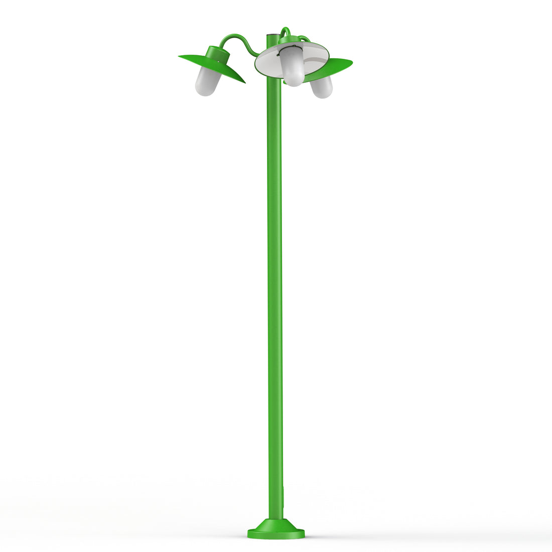Lampadaire Belcour N°6 opale Vert jaune 015 106012015