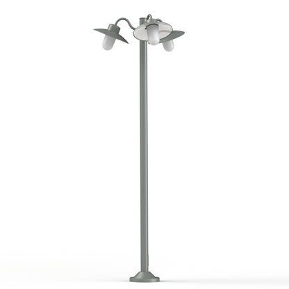 Lampadaire Belcour N°6 opale Gris métal 023 106012023