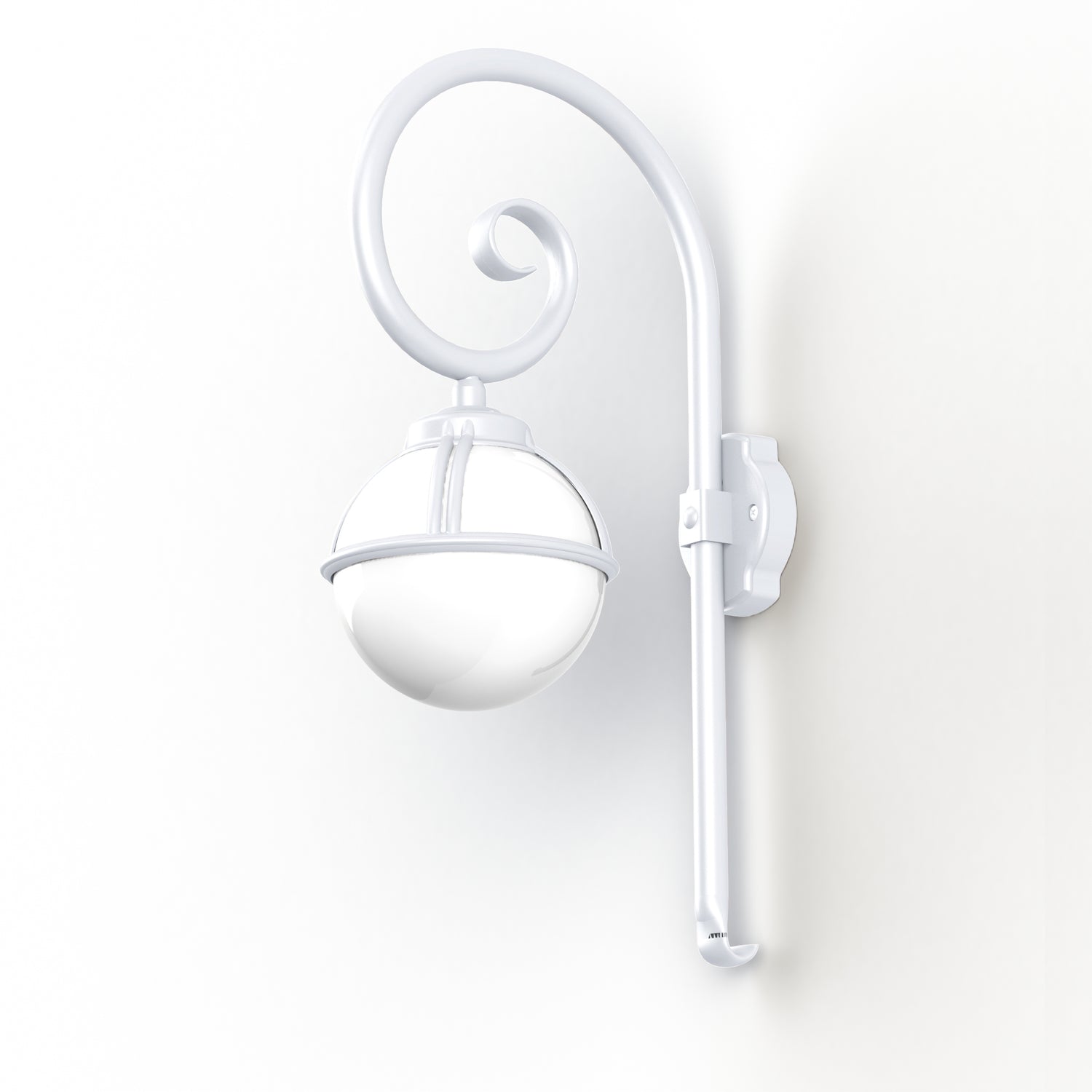 Applique Boréal N°2 opale Blanc 001 111003001