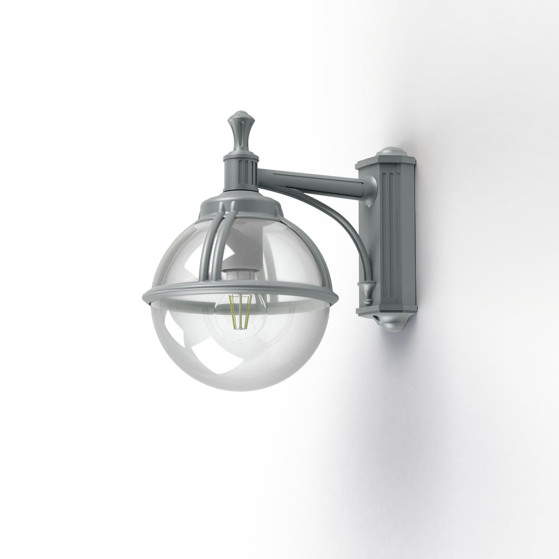 Applique Boréal N°4 fume Gris métal 023 111008023