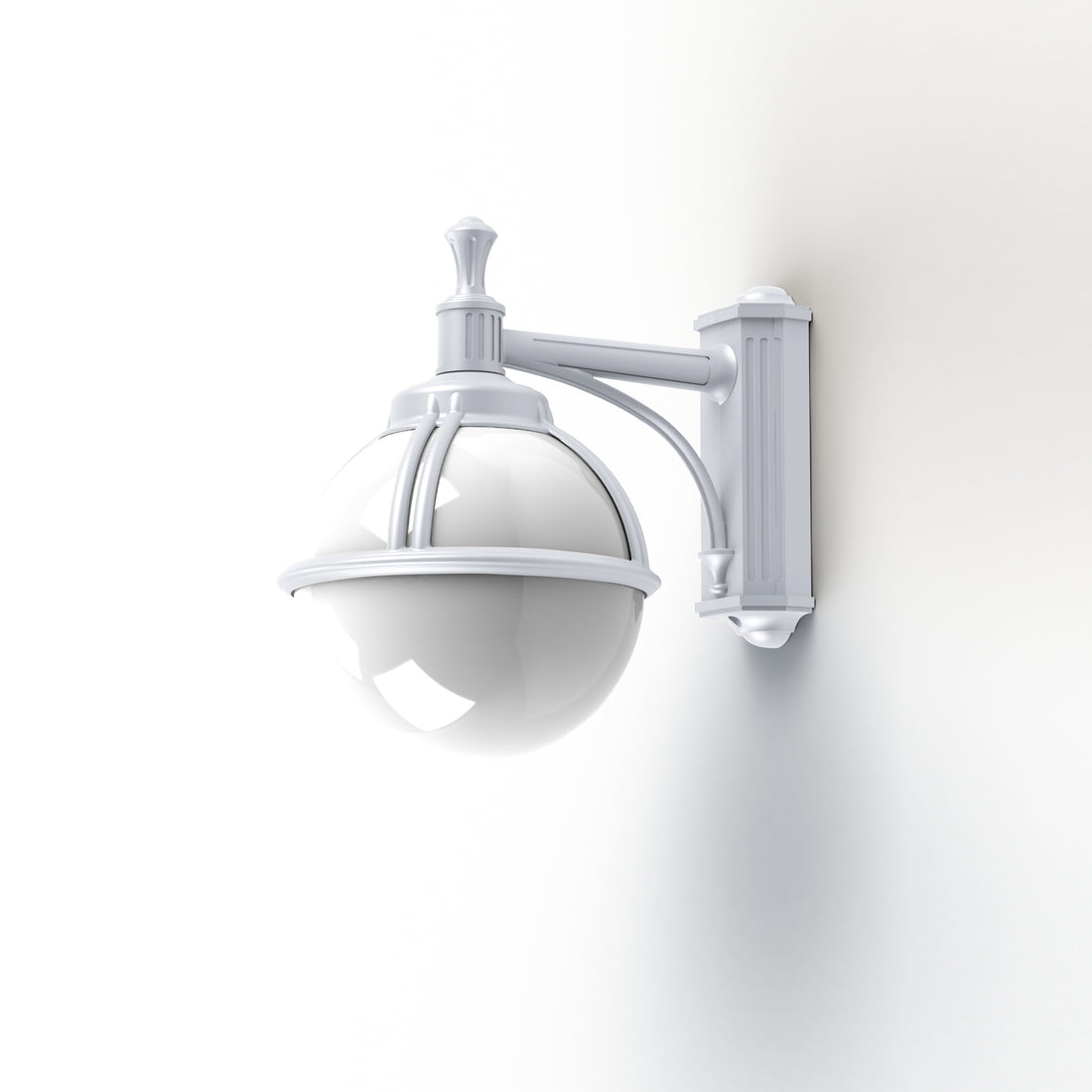 Applique Boréal N°4 opale Blanc 001 111007001