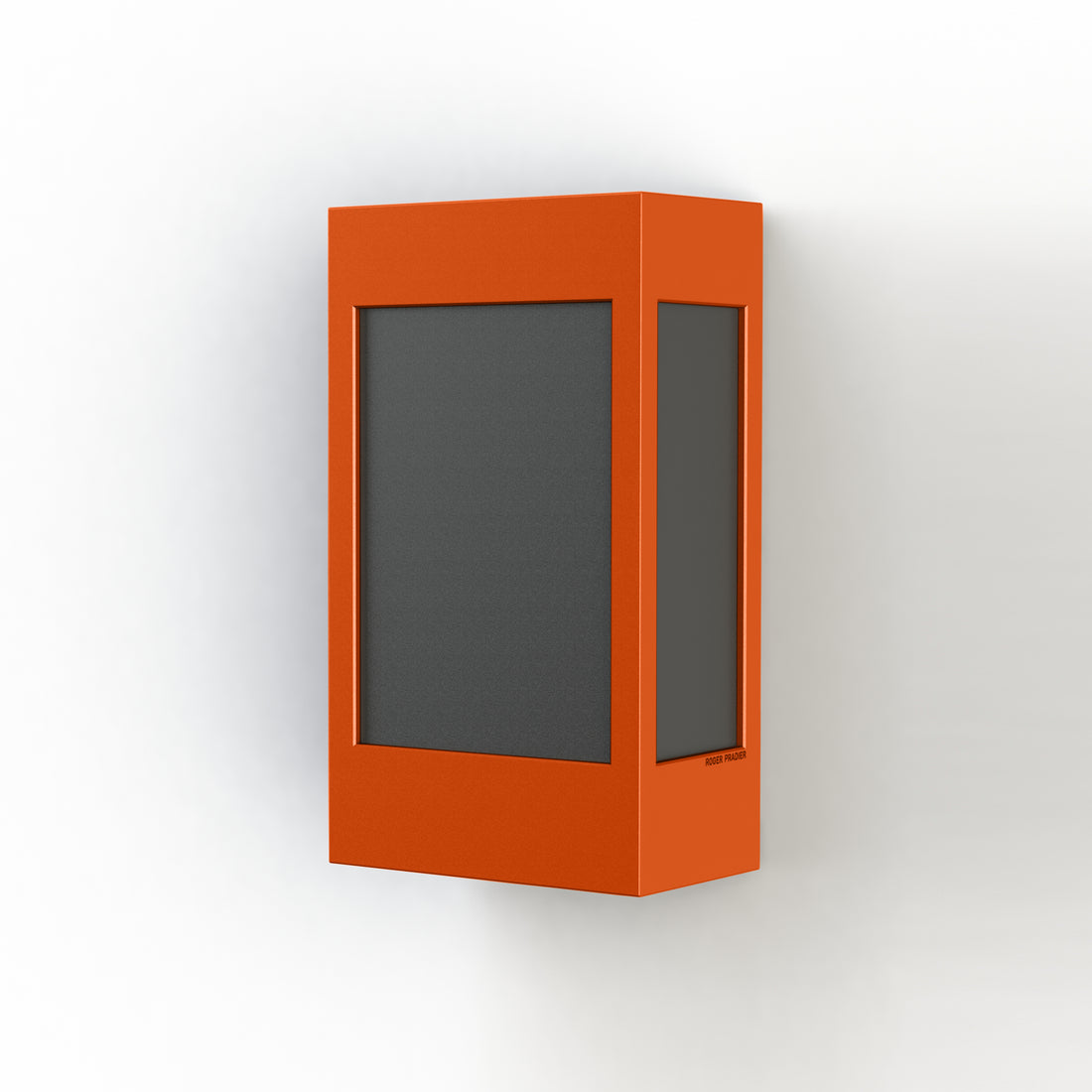 Applique Brick² N° 1 Classe 3 Diffuseur PMMA noir Orange 014 108016014