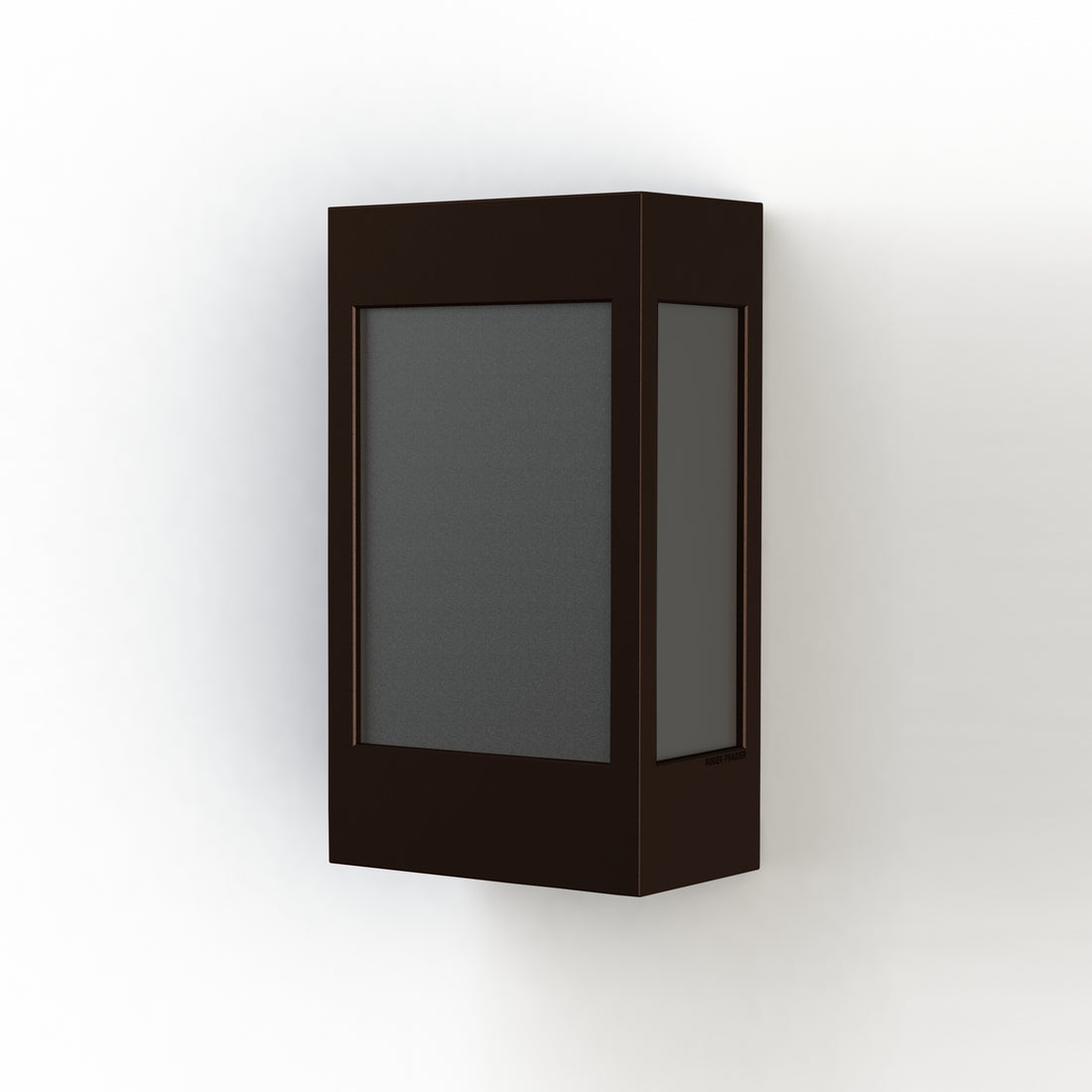 Applique Brick² N° 1 Classe 3 Diffuseur PMMA noir Rouille 046 108016046