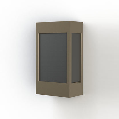 Applique Brick² N° 1 Classe 3 Diffuseur PMMA noir Grès 054 108016054