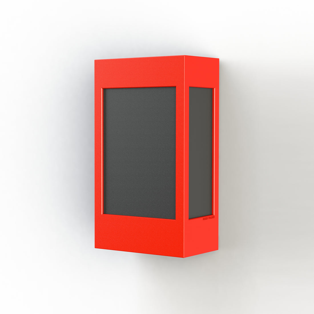 Applique Brick² N° 1 Classe 3 Diffuseur PMMA noir Rouge 056 108016056