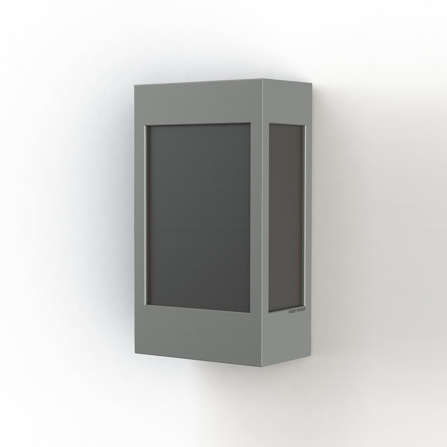 Applique Brick² N°1 PMMA noir Gris soie 105 108004105