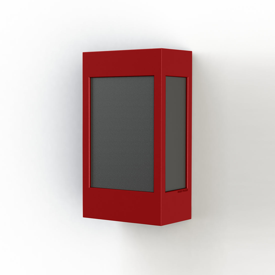 Applique Brick² N° 1 Classe 3 Diffuseur PMMA noir Rouge 110 108016110