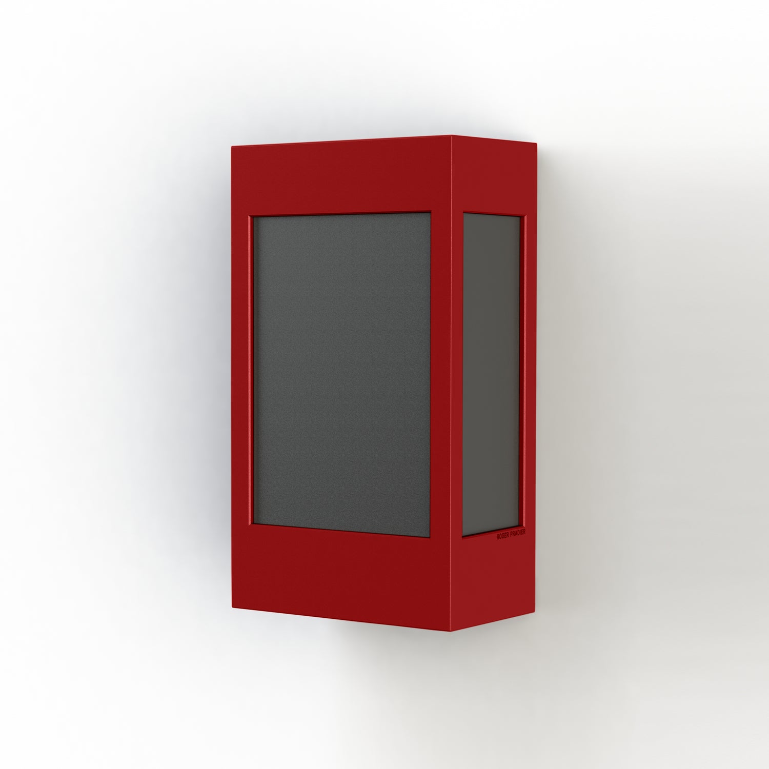 Applique Brick² N° 1 Classe 3 Diffuseur PMMA noir Rouge 110 108016110