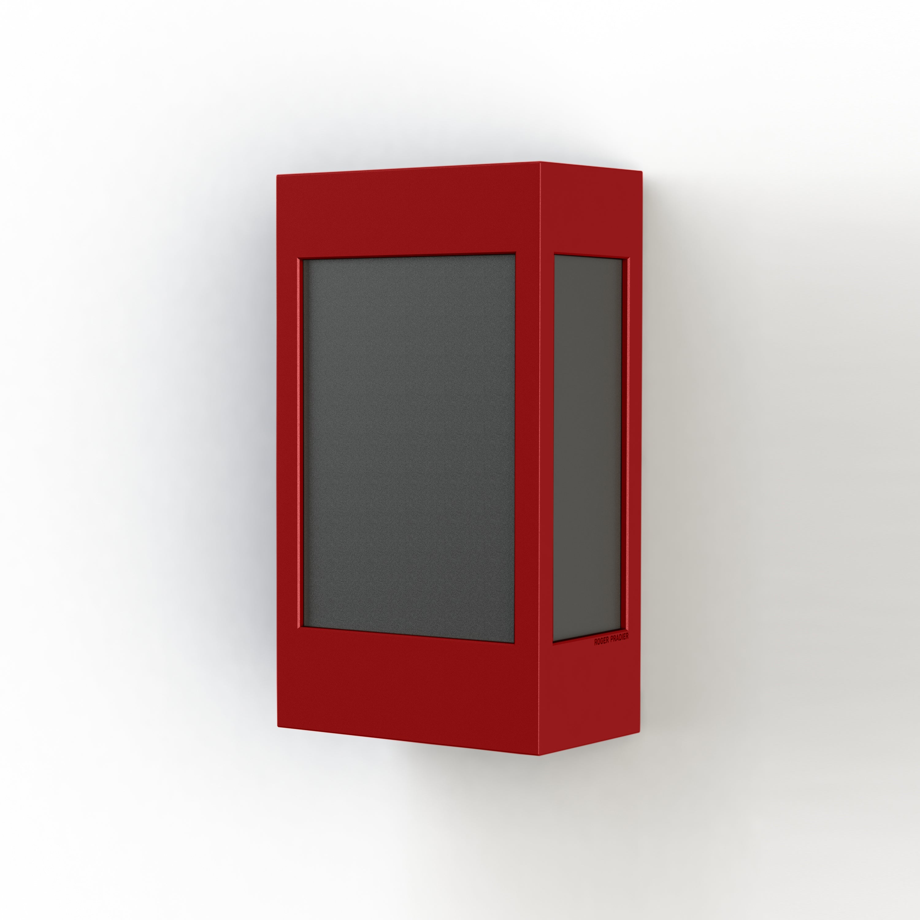 Applique Brick² N° 1 Classe 3 Diffuseur PMMA noir Rouge 110 108016110