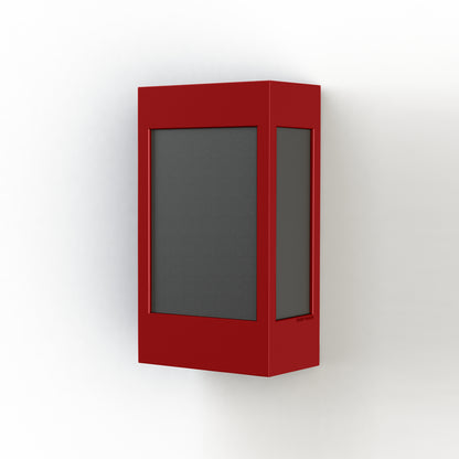 Applique Brick² N° 1 Classe 3 Diffuseur PMMA noir Rouge 110 108016110
