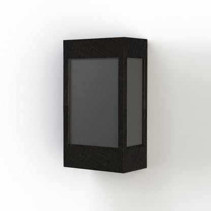 Applique Brick² N° 1 Classe 3 Diffuseur PMMA noir Aluminium anodisé noir 144 108016144