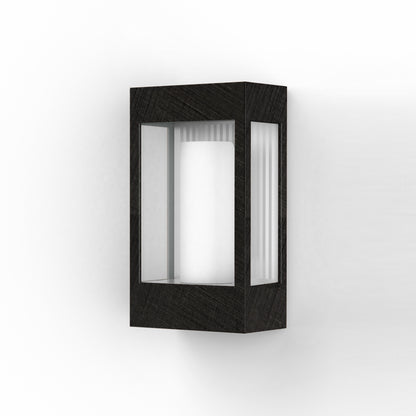Applique Brick² N°1 Classe 3 Diffuseur clair Aluminium anodisé noir 144 108015144
