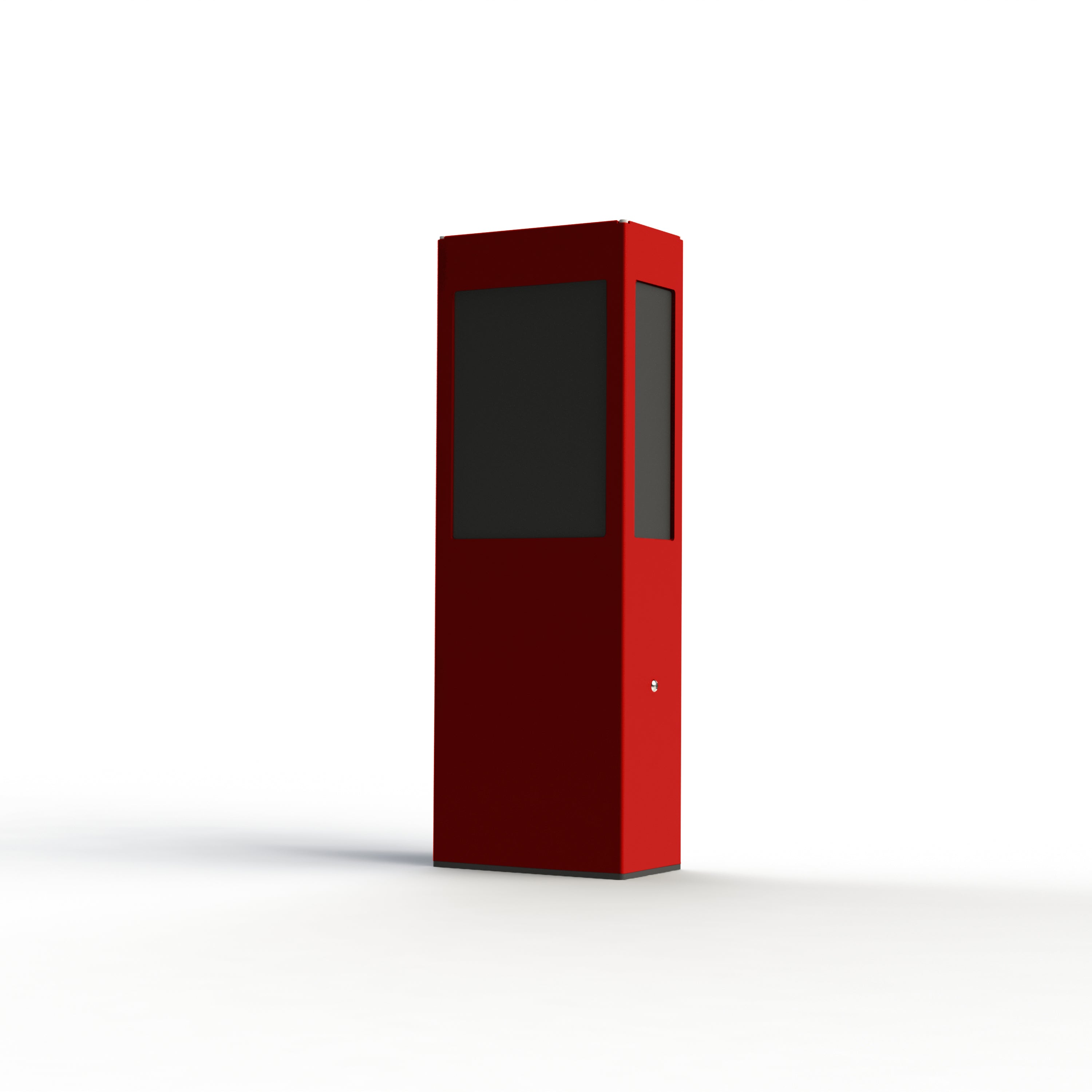 Borne Brick² N°2 Classe 3 Diffuseur PMMA noir Rouge 110