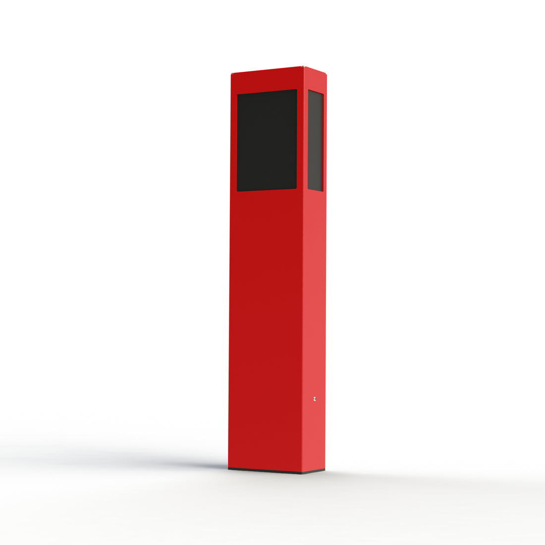 Borne Brick² N°3 PMMA noir Rouge signalisation 056