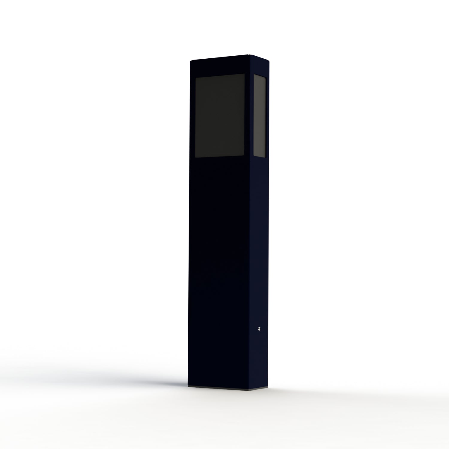 Borne Brick² N°3 PMMA noir Bleu acier 065