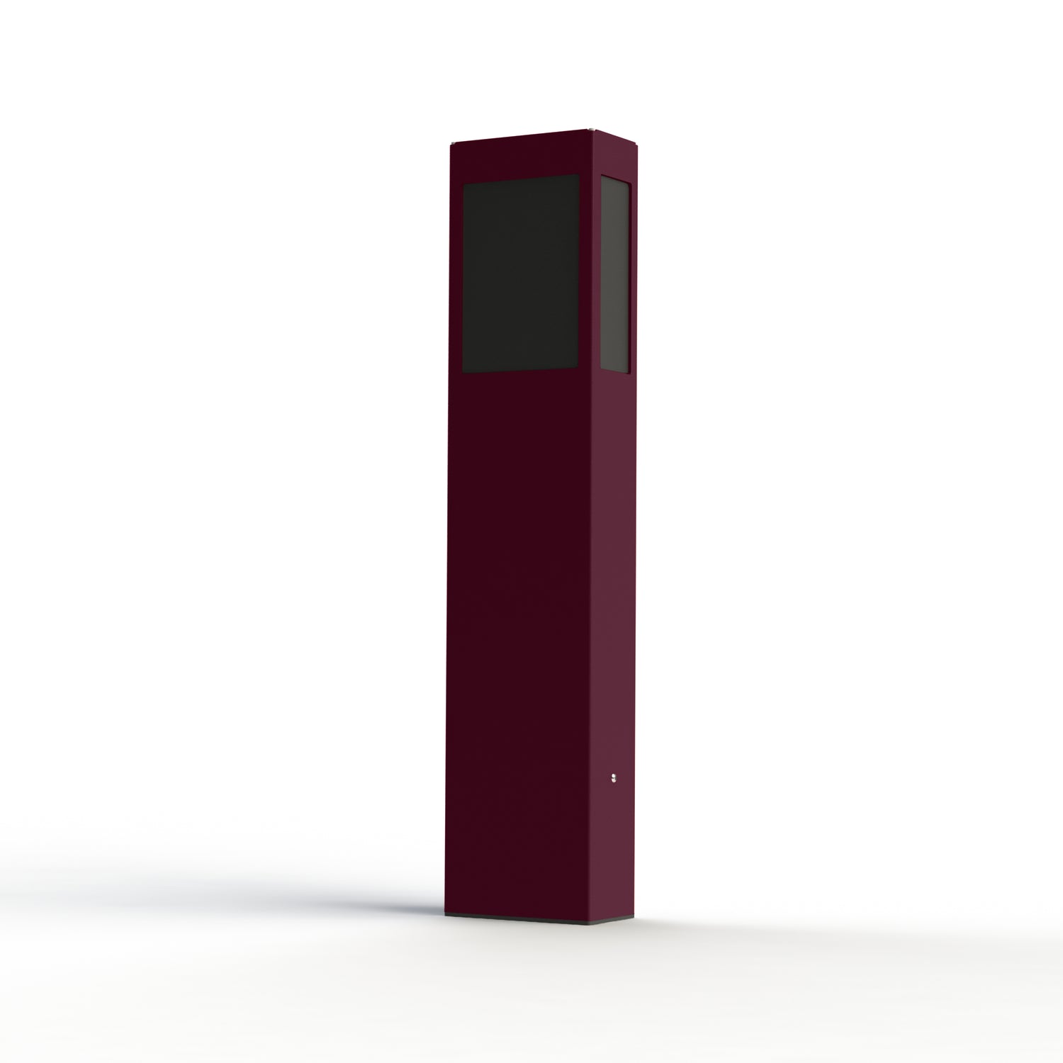 Borne Brick² N°3 PMMA noir Rouge vin 066