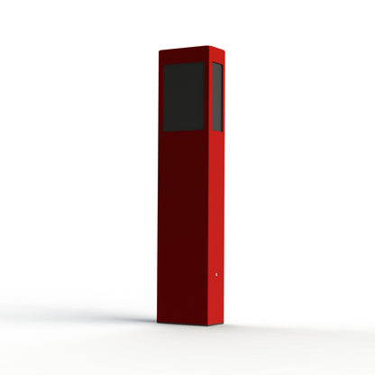 Borne Brick² N°3 PMMA noir Rouge tomate 110