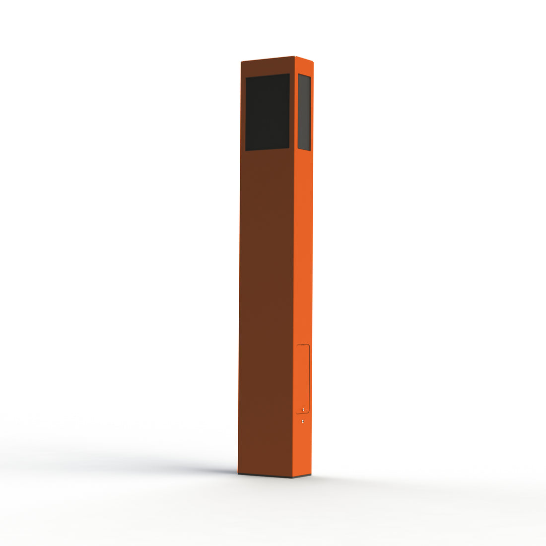 Borne Brick² N°4 PMMA noir Orangé pur 014 108010014