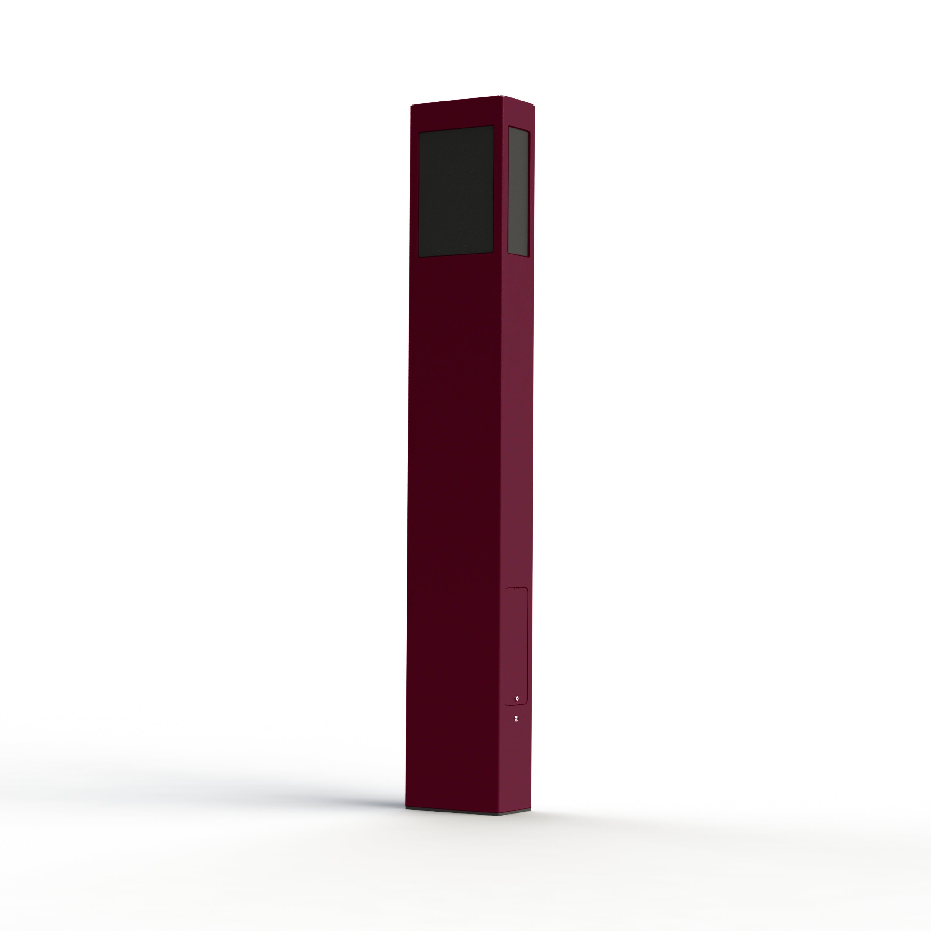 Borne Brick² N°4 PMMA noir Rouge vin 066