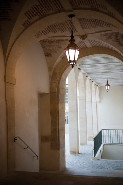 Lampadaire Citadelle N°7 Patiné doré 009 116041009