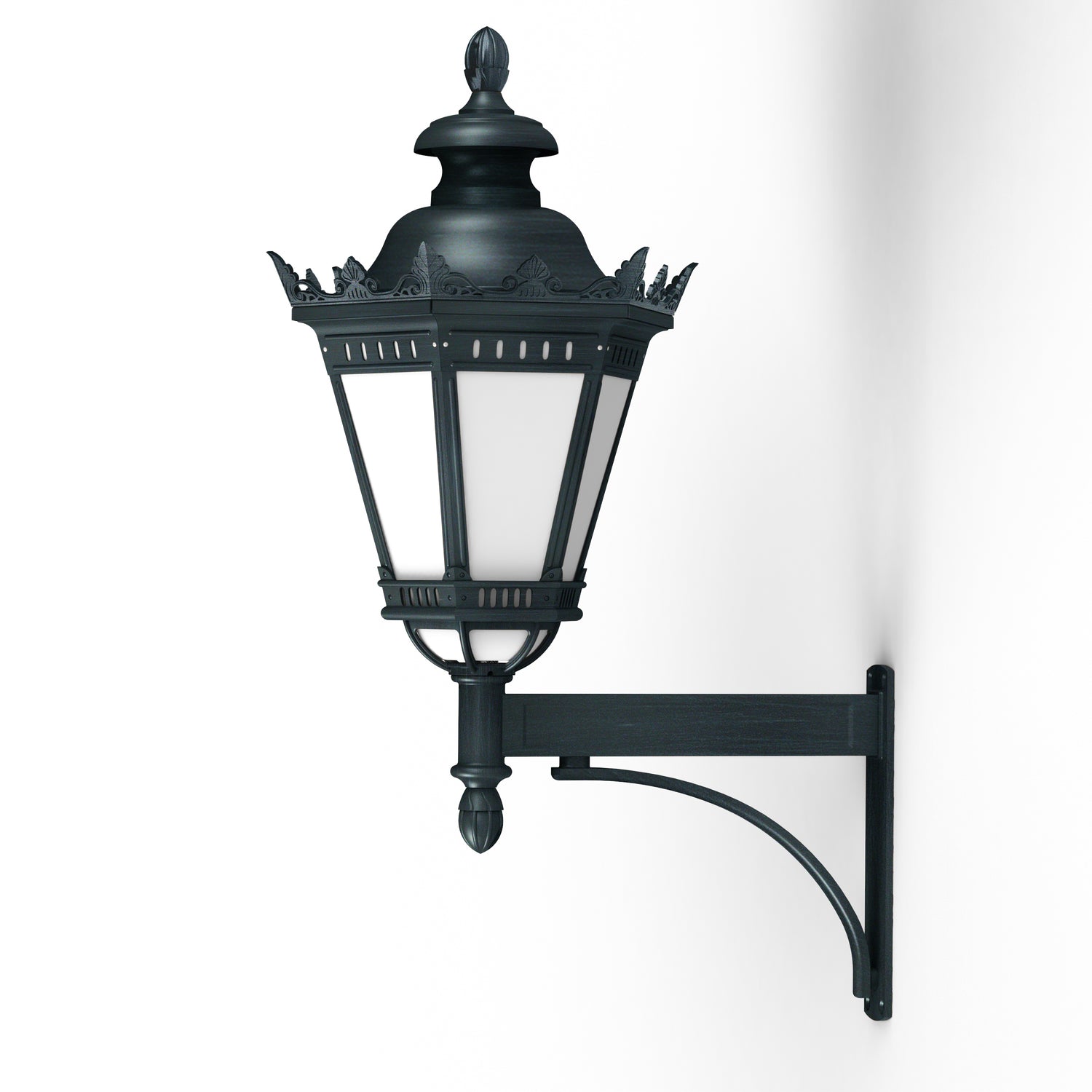 Applique Citadelle avec couronne N°2 LED 35W 2700°K Patine vert de gris 008 116214008
