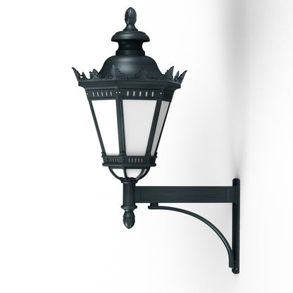 Applique Citadelle avec couronne N°2 LED 35W 2700°K Patine vert de gris 008 116214008