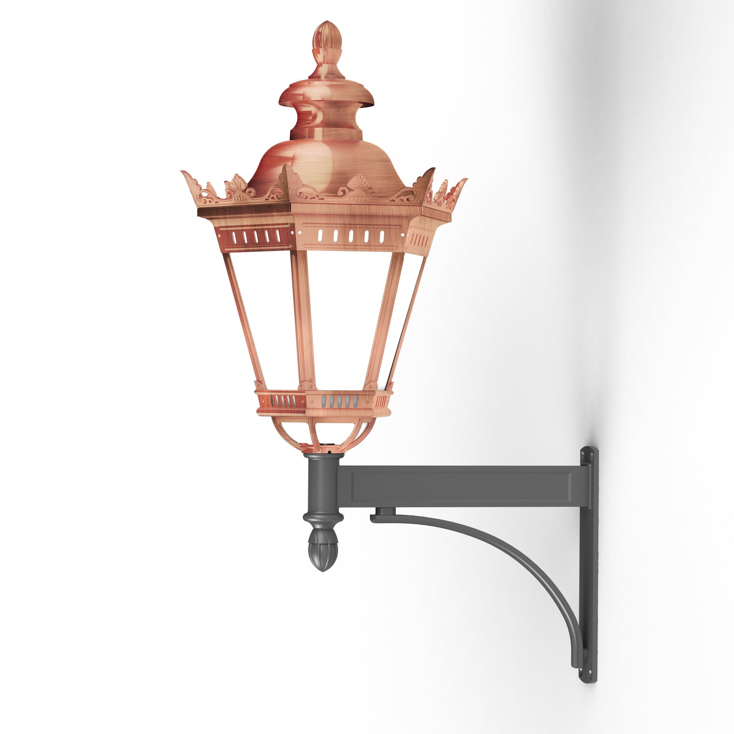 Applique Citadelle avec couronne N°2 LED 35W 2700°K Cuivre 083 116214083