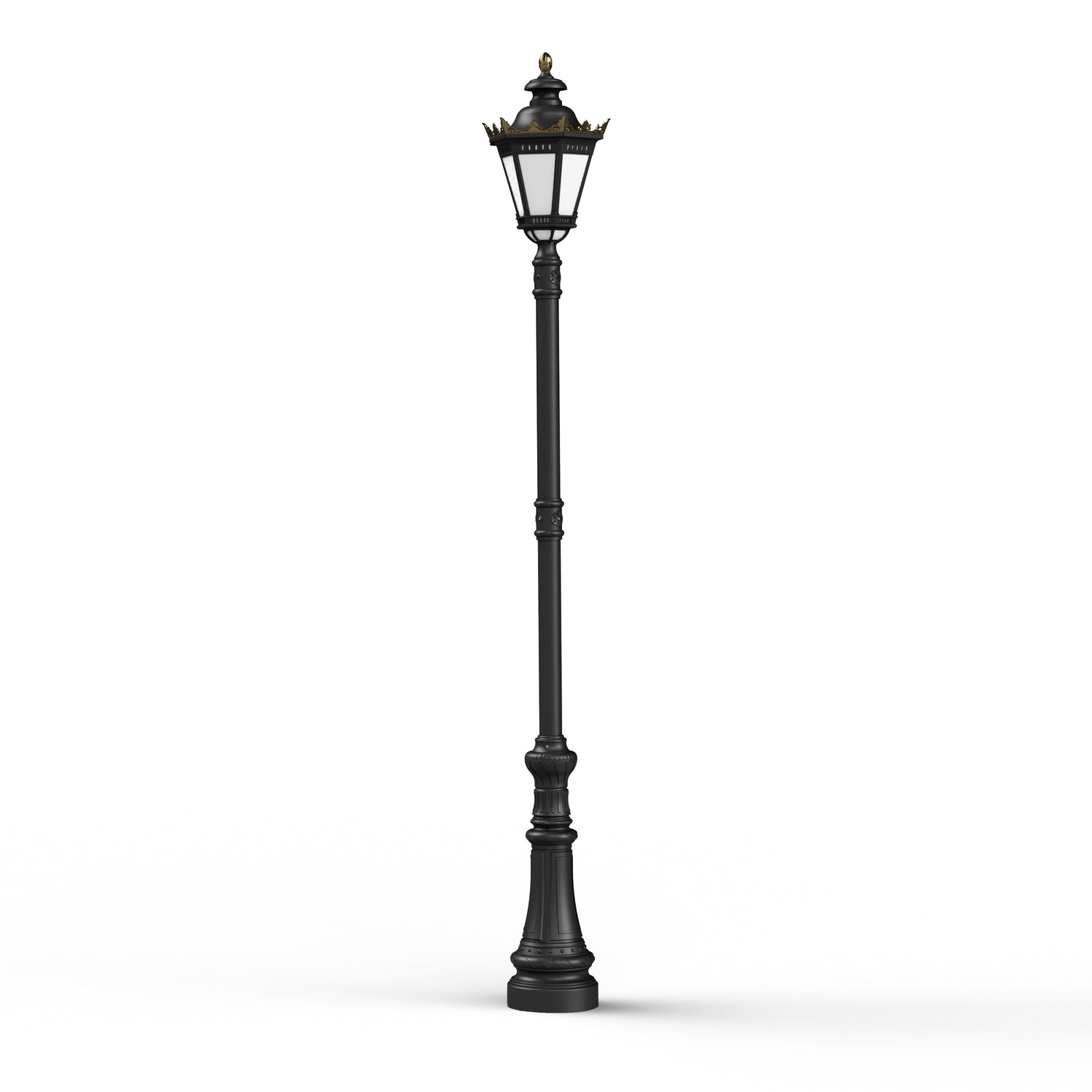 Lampadaire Citadelle avec couronne N°5 LED 35W 2700°K Noir 000 116234000