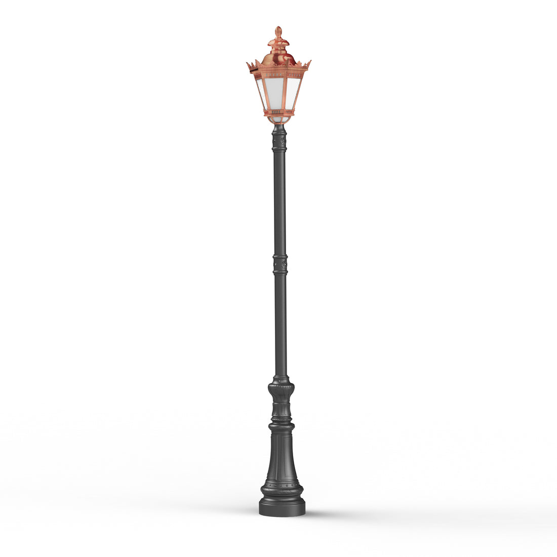 Lampadaire Citadelle N°5 Cuivre patiné sans vernis 083 116032083