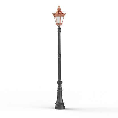 Lampadaire Citadelle N°5 Cuivre patiné sans vernis 083 116032083