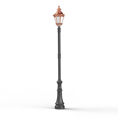 Lampadaire Citadelle N°5 Cuivre patiné sans vernis 083 116031083