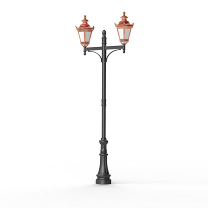 Lampadaire Citadelle N°7 Cuivre patiné sans vernis 083 116042083