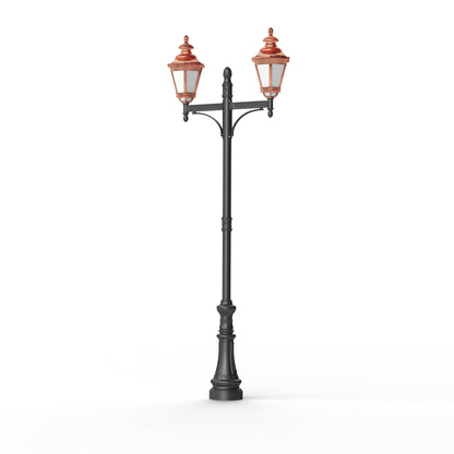 Lampadaire Citadelle N°7 Cuivre patiné sans vernis 083 116041083