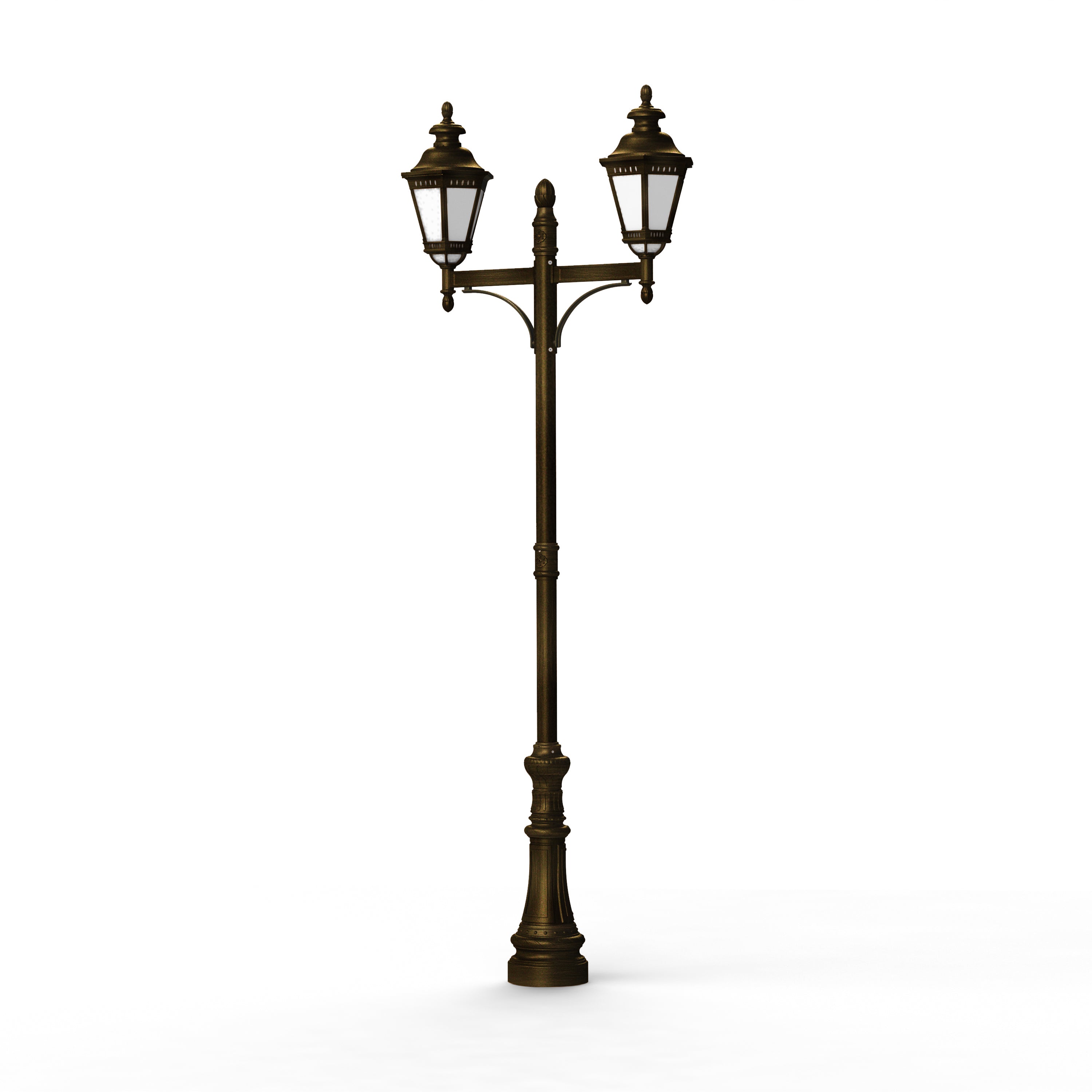 Lampadaire Citadelle N°7 LED 35W 2700°K Patine dorée 009 116243009